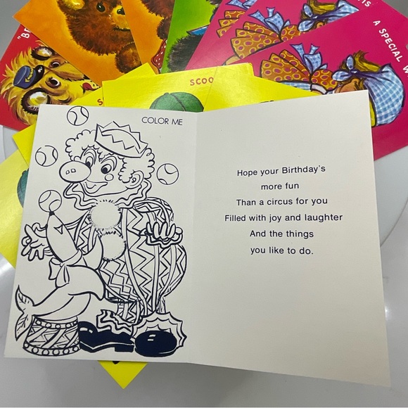 Vintage Greeting Cards Children’s set of 12 by Olympicard - Picture 3 of 11